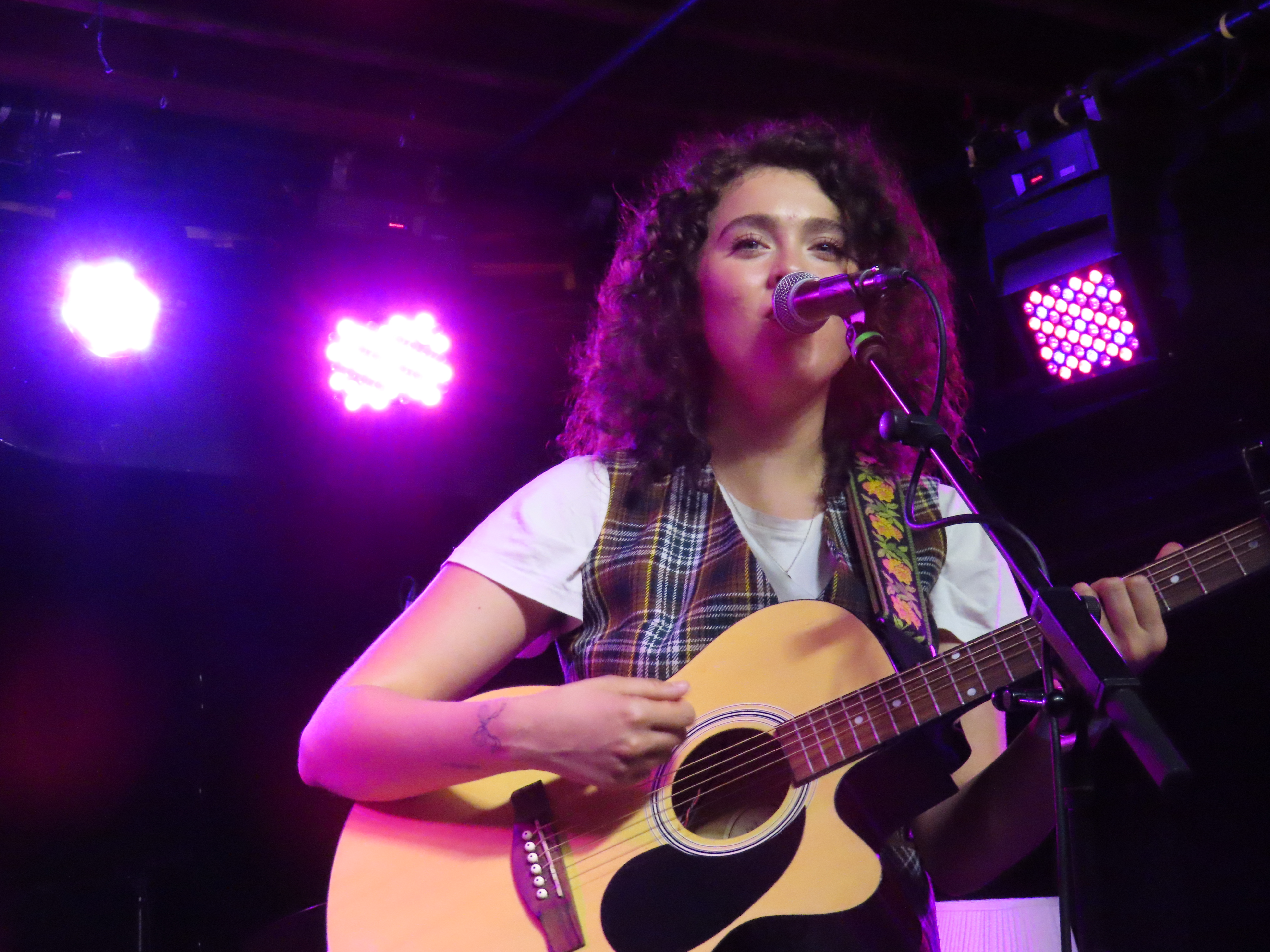 Musician on stage